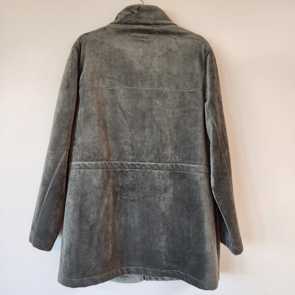 Westbound Soft Smokey Green Zip Front LS Winter Coat Medium - Picture 12 of 16